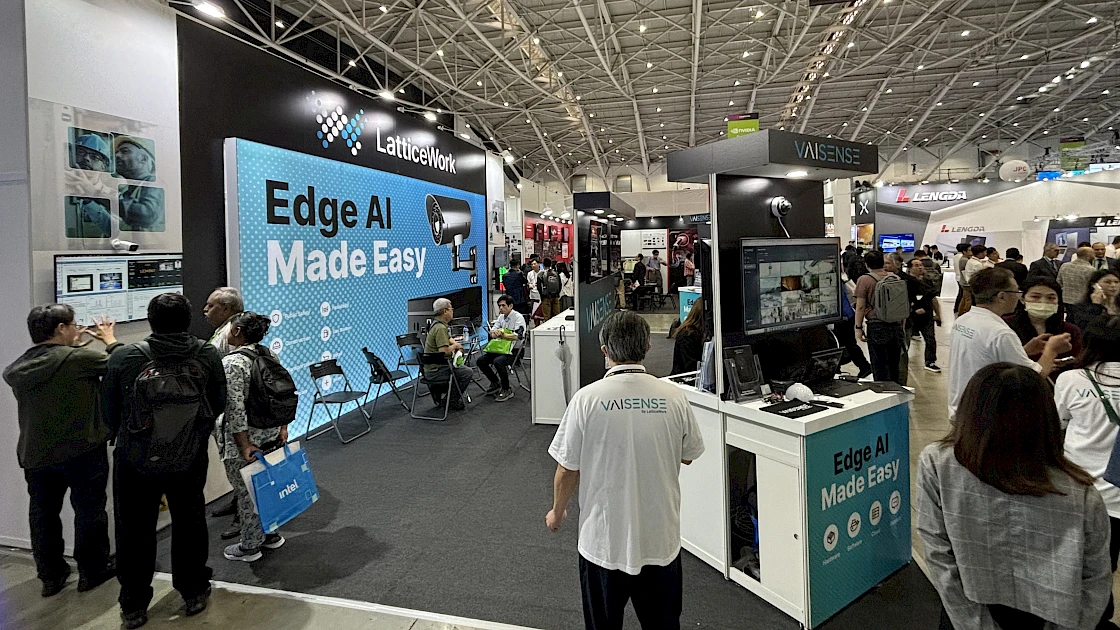 El stand LatticeWork, con VAISense, en COMPUTEX 2024